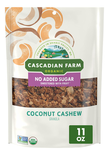 Cascadian Farm Granola Organica Sin Azucar Anadida, Cereal D