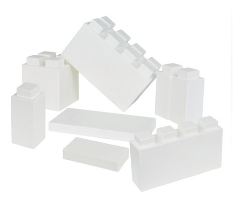 Everblock Bloques De Construcción Gigantes Blancos Ews