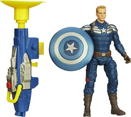 Capitán América Super Soldado Gear Grapple Cannon Figura De