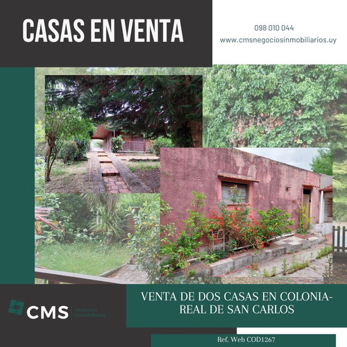 Dos Casas En Venta Colonia- Zona Liceo 2 Real De San Carlos 
