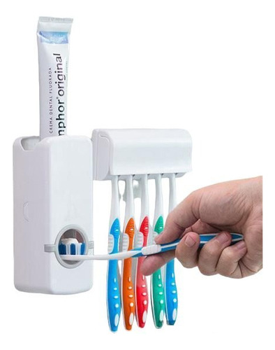 Dispenser Automatico Pasta Dental + Porta Cepillos Oferta