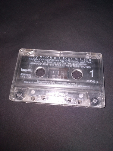 Cassette Lo Mejor Del Rock Chileno