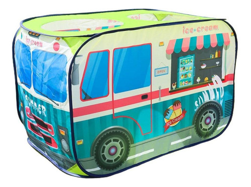 Carpa De Juego Plegable - Carpa De Coche De Dibujos Helado