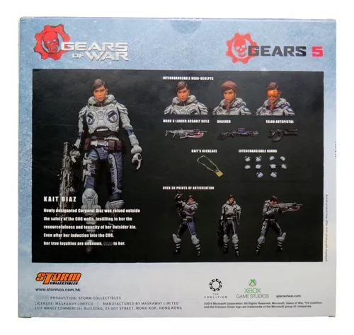 KAIT DIAZ ARCTIC ARMOR - GEARS OF WAR 5 Action Figure – Storm Collectibles