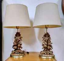 Comprar Antiguo Par De Lamparas Talla Madera Selva Negra Suizas 1890