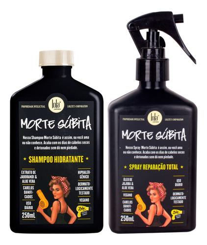 Lola Morte Súbita Kit Shampoo + Spray Reparación X 250ml