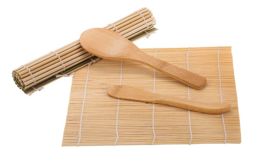 Kit Para Hacer Sushi Bazooka Con Tapetes De Bambú Para Enrol