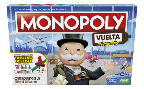 Monopoly Vuelta Al Mundo Juego De Mesa Hasbro