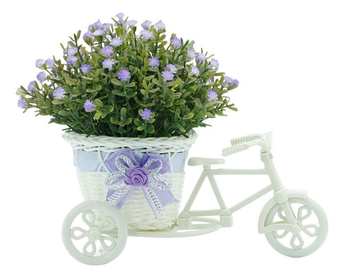 Cesta De Flores Contenedor Triciclo Planta En Maceta