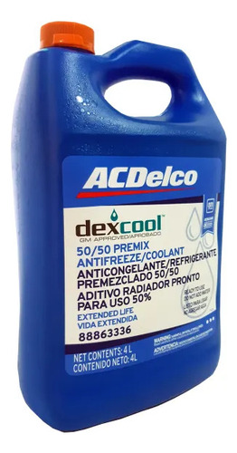 Refrigerante Acdelco Importado 50/50 Original Tienda Fisica