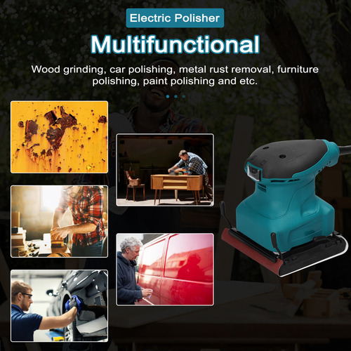 Máquina De Lixar 400w Máquina De Madeira Wood Sander Orbital