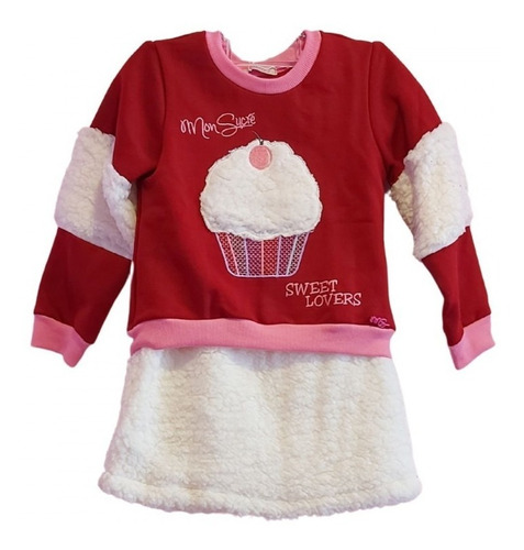 Imagem 3 de 4 de Conjunto Infantil Inverno Mon Sucré Soft Candy 20134