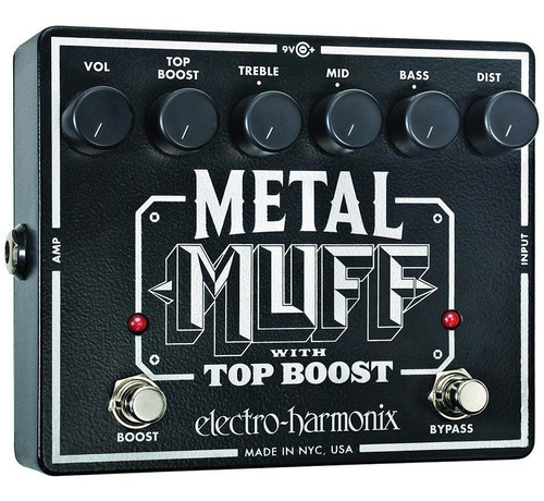 Pedal Electro Harmonix Metal Muff Fuzz Distorsion Heavy