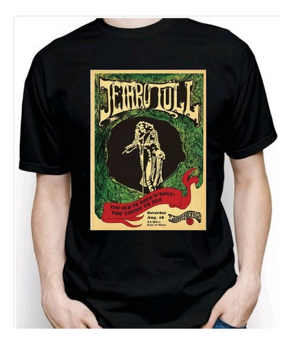 Camiseta Camisa Poster Show Banda Jethro Tull