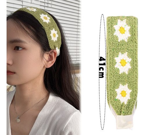 Diadema Tejida Con Velcro Para El Acabado Del Cabello, Diade