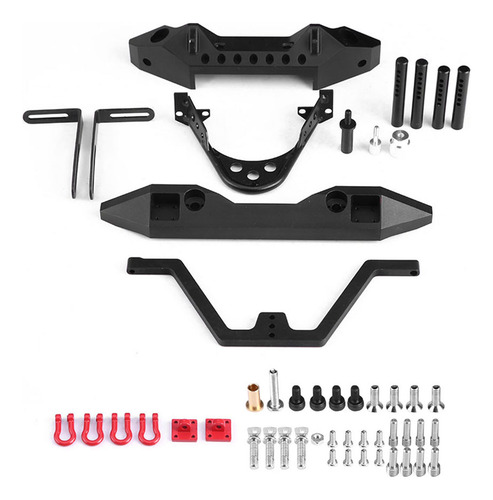 Barra De Parachoques Trasera De Coche Rc De Metal Para Axial