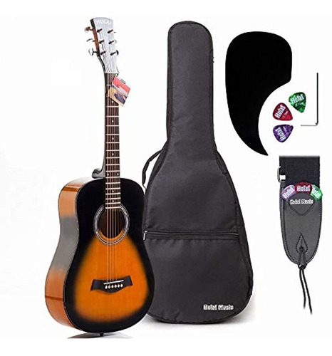 Paquete De Guitarra Acustica Junior Travel Series De Hola M