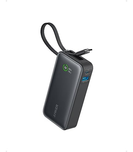 Powerbank 10000mah Con Usb C Incorporado Anker Nano Negro