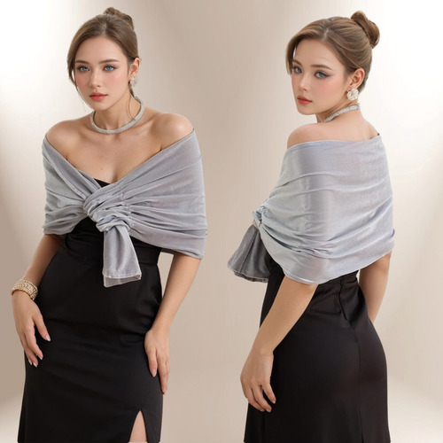 Estola De Veludo Sofisticada E Elegante Em Varias Cores