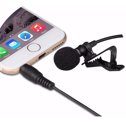 Microfono Lavalier Tipo Neewer Clip Solapa Celular iPhone Android 3.5 Mm Pc