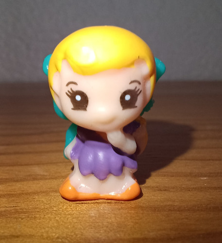 Mini Figura Squinkies Hada Alas Verdes (Usado)