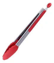 Comprar Pinza punta silicona acero inoxidable Cr multiuso 34cm utensilio