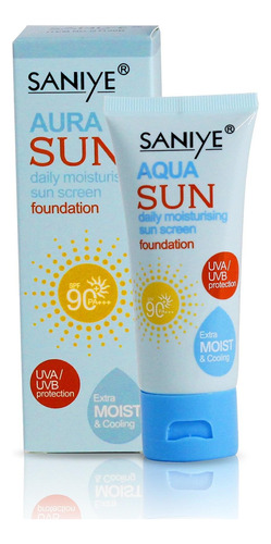 Bloqueador Solar Con Maquillaje Saniye Aura Sun 