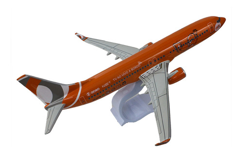 Maquete Boeing 737 Gol Globo Bianch