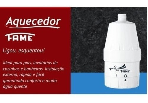 Aquecedor Elétrico Fame Para Pia Lavatorio Pet 220v 5400w