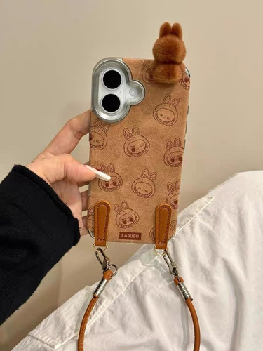 Labubu Case For Phone - Mini Plush Three-dimensional Design
