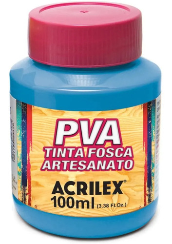 Latex Acrilex 100ml - 503 Celeste - Mosca