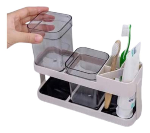 Organizador Para Baño Porta Cepillos De Dientes Accesorios