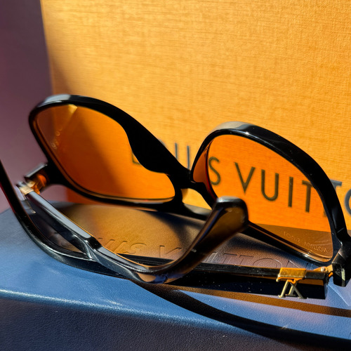 Lentes Lv Hit Louis Vuitton Hit Amarillo Negro Negro