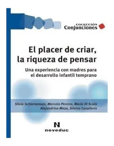 Placer De Criar. La Riqueza De Pensar, De Silvia Schlemenson. Editorial Noveduc, Tapa Blanda En Español