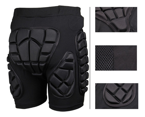 Pantalones Cortos Acolchados De La Cadera Protectora L
