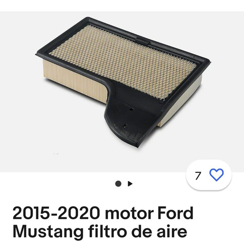 Filtros De Aire Ford Mustang 2015-2020