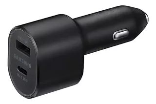 Cargador para Samsung L5300 usb-c de auto con cable carga super rápida negro