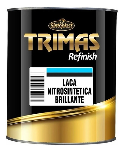 Lacaa Nitroo Transparente Brillante Trimas 3,5 Litro P/teñir