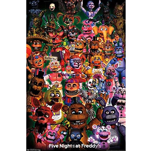 Póster De Pared De Ultimate Group De Five Nights At Fr...