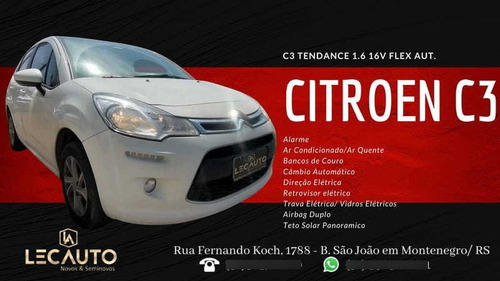 Imagem 13 de 15 de Citroen C3 Tendance 1.6 16v Flex Automatico