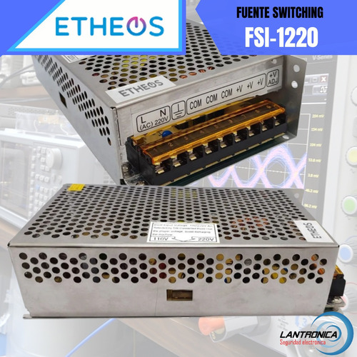 Imagen 5 de 9 de Fuente Switching 12v 20a Regulada C Protección Led Cctv 250w