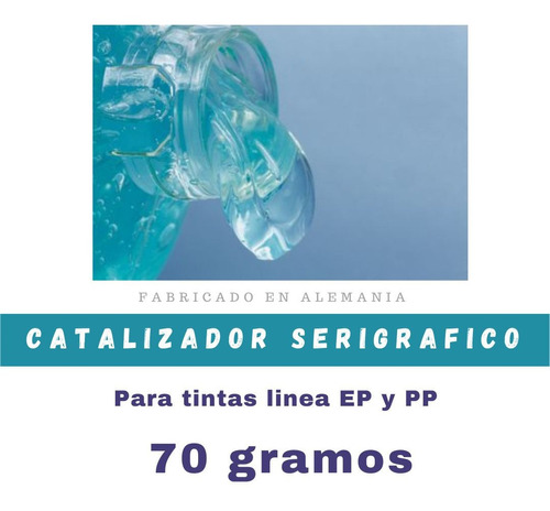 Catalizador O Endurecedor Epoxi, Metales, Vidrio 70 G.