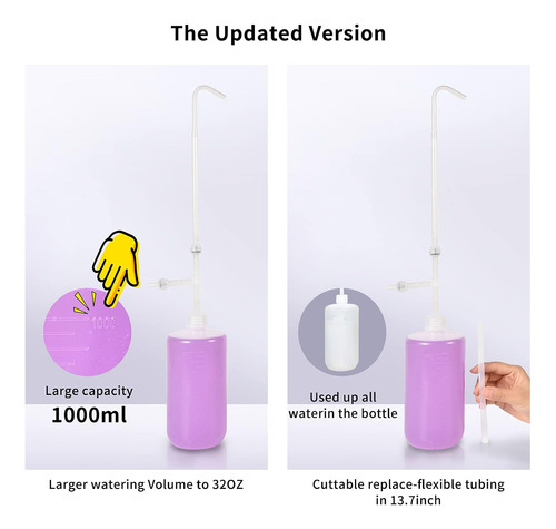 Botella De Agua Para Plantas Colgantes De 33 Oz Con Pico ...