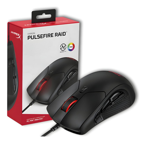 Mouse Gamer Hyperx Pulsefire Raid Hx-mc005b Multiplataformas