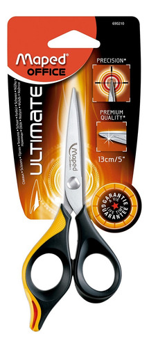 3 Tijeras De Acero Inoxidable Maped 13, 18 Y 21cms