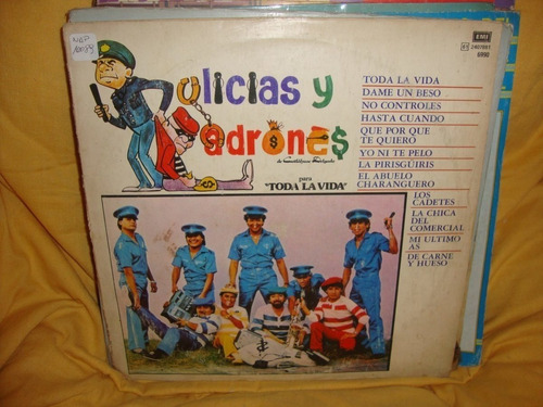 Vinilo Cuitlahuac Delgado Policias Y Ladrones Para Toda C1