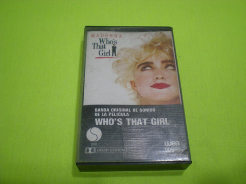 Madonna / Who´ S That Girl Banda De Sonido Casete