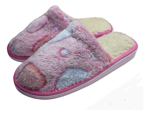 Pantufla Chinelas Mujer Peluche Corderito Abrigada Comoda