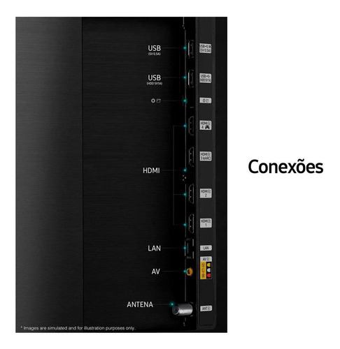 Imagem 7 de 11 de Smart Tv 50 Qled 4k Samsung 50q80a, Modo Game, Processador
