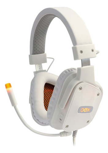 Headset Gamer Oex Shield Hs409 Branco 7.1 Usb - Branco - Uni
